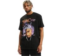 Mister Tee Herren T-Shirt Tupac All Eyez On Me Anniversary Oversize Kurzarm S Schwarz