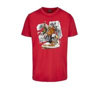 Mister Tee Herren T-Shirt Vintage Ballin Tee Rot XXL
