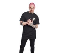 Mister Tee Herren T-Shirt Wasted Youth Tee, Front- und Rückenprint, Schwarz Gr. L