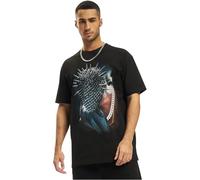 Mister Tee Herren Thorned Mask Oversize Tee L Black