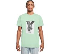 Mister Tee Herren Kurzarmshirt Trust 2.0 Tee neomint Größe M