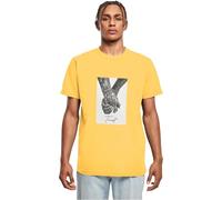 Mister Tee T-Shirt Trust 2.0 MT1690 Herren, 100% Baumwolle, Taxigelb, Größe L