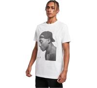 Mister Tee Tupac Cracked Background T-Shirt weiß Gr. M
