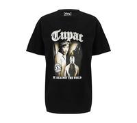 Mister Tee Herren T-Shirt Tupac MATW Sepia Oversize Schwarz Größe S