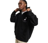 Mister Tee Herren Hoodie Vive La Liberte Oversize Reißverschluss Kordelzug Baumwolle Schwarz L