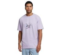 modernes Mister Tee Herren T-Shirt 240 g/m² mit Baumwolle Violett S