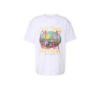 Mister Tee Herren Wu Tang Staten Island Oversize Tee White, 4XL