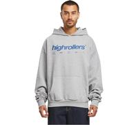 Mister Tee Kapuzenpullover Highrollers Oversize Hoody Herren 100% Baumwolle bedruckt grau L
