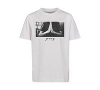 Mister Tee Jungen T-Shirt Pray Tee Weiß Größe 158-164 (12-13 Jahre)