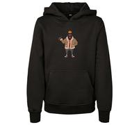 Mister Tee Jungen Kids Rapper Hoody Kapuzenpullover, per Pack Schwarz (Black 00007), 122/128 (Herstellergröße: 122/128)