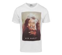 Mister Tee Jungen T-Shirt Bob Marley Smoke, White, L, MT355