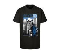 Mister Tee Kids - New York City T-Shirt Kinder in Gr. 56_JAHRE in Schwarz