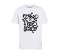 Mister Tee Kids Good Vibes Only Heart Tee White, 110/116