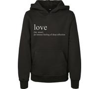 Mister Tee Love Definition Kapuzenpullover 122-128 cm Black