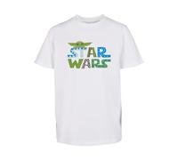 Mister Tee Kinder T-Shirt Kids Star Wars Colorful Logo Tee White 146/152