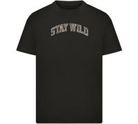 Mister Tee Kinder T-Shirt Kids Stay Wild Leo MTK383 Black-158/164