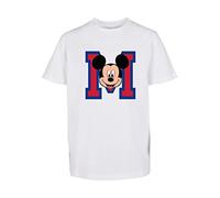 Mister Tee Kinder T-Shirt Mickey Mouse M Face Kids Tee, T-Shirt mit Frontprint für Kinder, Regular Fit, Größen 110-164