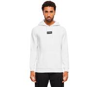 Kapuzenpullover MISTERTEE "MisterTee Herren LA Sketch Patch Hoody", Herren, Gr. XS, weiß, 100% Baumwolle, bedruckt, Pullover Kapuzenpullover (59264514-XS) weiß