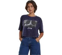Mister Tee Damen Ladies Pray Tee Indigo White-XS