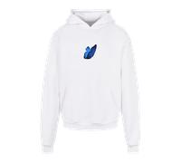 Mister Tee Upscale Le Papillon Heavy Oversize Hoody in Gr. XL in Weiß