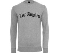 Mister Tee Herren Los Angeles Wording Crewneck Grey, XS
