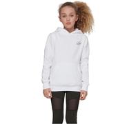 Kapuzensweatshirt MISTERTEE "MisterTee Lost Flowers Basic Kids Hoody", Jungen, Gr. 146/152, weiß, 65% Baumwolle, 35% Polyester, bedruckt, Sweatshirts (22271540-146) weiß