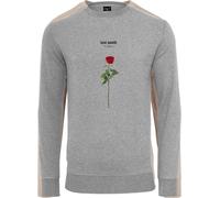 Mister Tee Herren Sweatshirt Lost Youth Rose Crewneck Grey XL