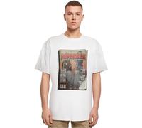 Mister Tee Männer Upscale Magazine Oversize Tee White, XL