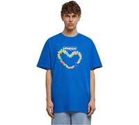 Mister Tee Männlich Ohne Kragen T-Shirt, Blau, XL