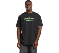 Mister Tee Männlich Ohne Kragen T-Shirt, Schwarz, XL