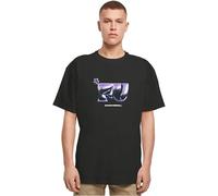 Mister Tee Männlich Ohne Kragen T-Shirt, Schwarz, XL