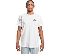 Mister Tee T-Shirt Root of All Tee ohne Kragen Weiß M