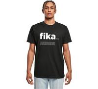 Mister Tee Men's MT1258-Fika Definition Round Neck T-Shirt, Black, M