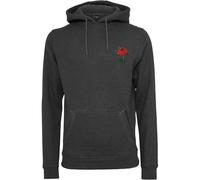 Mister Tee Men's MT1487-Rose Hoody Hooded Sweatshirt, Charcoal, XS
