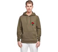 Mister Tee Men's MT1487-Rose Hoody Hooded Sweatshirt, Olive, 4XL