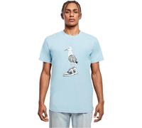 Mister Tee Men's MT1926-Seagull Sneakers Tee T-Shirt, Ocean Blue, XS