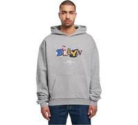 Mister Tee Men's MT2086-BRKLYN Hoodie Hooded Sweatshirt, Grey, L