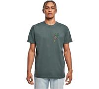 Mister Tee Men's MT550-Flamingo Round Neck T-Shirt, Bottlegreen, M