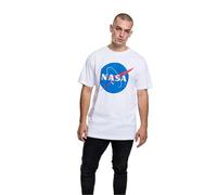 Mister Tee NASA Logo T-Shirt für Herren, Weiß, Größe S
