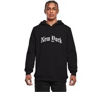 Mister Tee New York Wording Kapuzenpullover L Black