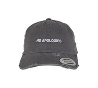 Mister Tee No Apologies Low Profile Destroyed Cap one size darkgrey