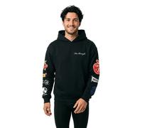 Kapuzenpullover "Upscale by Mister Tee Herren NY Homage Oversize Hoody", Herren, Gr. M, schwarz, 100% Baumwolle, UPSCALE BY MISTER TEE, mehrfarbig, oversize, ohne Ausschnitt, Pullover Kapuzenpullover 