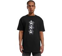 Mister Tee Kurzarm-T-Shirt Peace&Love Heavy Oversize Schwarz Größe M