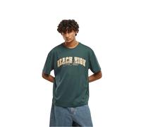 Mister Tee T-Shirt Reach High Fear None MT3854 Oversize 100% Baumwolle Flaschengrün XS