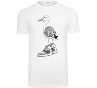 Mister Tee Herren T-Shirt Seagull Sneakers Tee White S