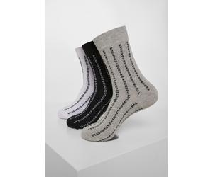 Mister Tee Socken F*ck You Socks 3-Pack Black/Grey/White-35-38