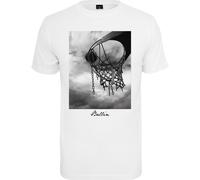 Mister Tee Herren T-Shirt Ballin 2.0 Tee, T-Shirt mit Fotoprint für Männer, Regular Fit, Streetwear, White, S