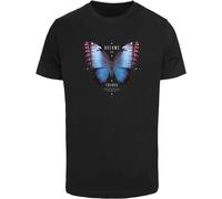 Mister Tee Herren Become The Change Butterfly Tee Black, XXL