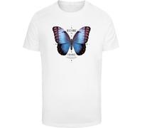 Mister Tee Herren Become the Change Butterfly Tee White, 3XL