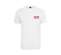 Mister Tee T-Shirt Cash Only Tee White-4XL